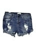 Almost Famous Blue Denim Shorts Size 11 - photo 1
