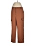Ann Taylor LOFT 100% Polyester Brown Cargo Pants Size 8 - photo 1
