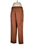 Ann Taylor LOFT 100% Polyester Brown Cargo Pants Size 8 - photo 2
