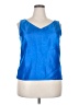 Sag Harbor 100% Polyester Blue Sleeveless Blouse Size 18 - photo 1