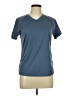 Helium 100% Polyester Blue Short Sleeve Top Size L - photo 1