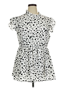 Shein Curve Sleeveless Blouse