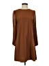 Shein 100% Polyester Solid Brown Casual Dress Size S - photo 1