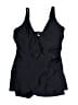 Old Navy Solid Black One Piece Swimsuit Size XL - photo 1
