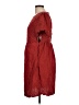 Roolee Solid Red Casual Dress Size L - photo 5