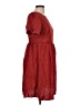 Roolee Solid Red Casual Dress Size L - photo 4