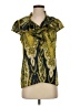 Rafaella Studio 100% Polyester Green Short Sleeve Blouse Size S - photo 1