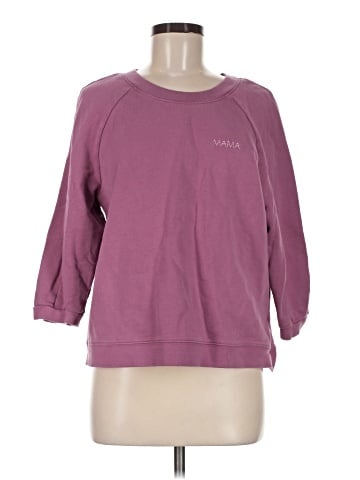 Madewell (Re)sourced Cotton Cloudberry Sweatshirt (view 1)