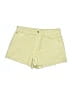 Zara 100% Cotton Yellow Shorts Size 6 - photo 1
