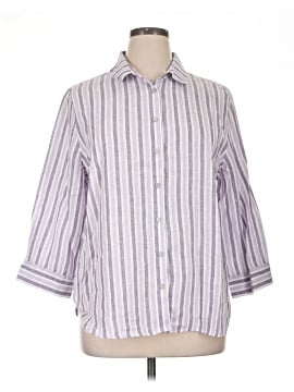 Chico's 3/4 Sleeve Button-Down Shirt (view 1)