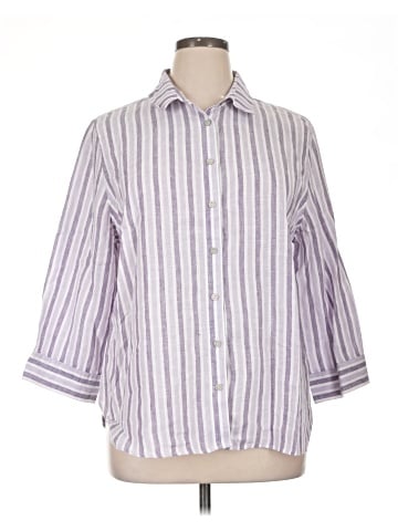 Chico's 3/4 Sleeve Button-Down Shirt (view 1)