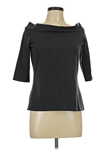 Ann Taylor LOFT Outlet 3/4 Sleeve T-Shirt (view 1)