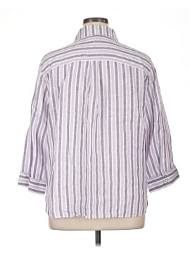 Chico's 3/4 Sleeve Button-Down Shirt (view 2)