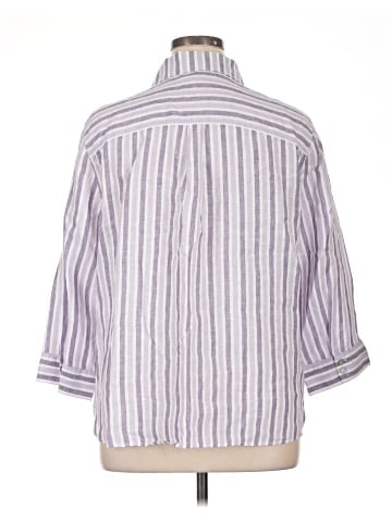 Chico's 3/4 Sleeve Button-Down Shirt (view 2)