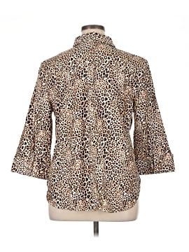 Chico's 3/4 Sleeve Button-Down Shirt (view 2)