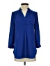 41Hawthorn 100% Polyester Blue 3/4 Sleeve Blouse Size XS - photo 1
