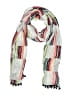 Ann Taylor 100% Rayon Stripes Gray Scarf One size - photo 1