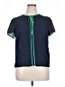 Timing 100% Polyester Teal Short Sleeve Blouse Size XL - photo 1