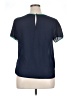 Timing 100% Polyester Teal Short Sleeve Blouse Size XL - photo 2