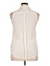 The Limited 100% Polyester Ivory Sleeveless Blouse Size 14 - photo 2