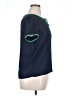 Timing 100% Polyester Teal Short Sleeve Blouse Size XL - photo 4