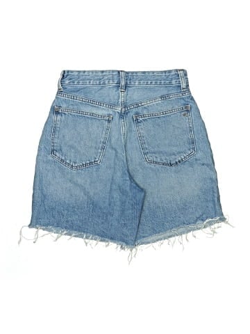 Madewell Baggy Jean Shorts in Crestford Wash (view 2)