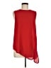 Babaton Polka Dots Red Sleeveless Blouse Size M - photo 1