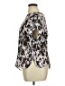 Jennifer Lopez 100% Polyester Animal Print Silver Short Sleeve Blouse Size XL - photo 5
