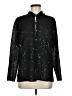 Chico's Design Stars Black Long Sleeve Blouse Size Med (1) - photo 1