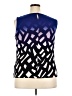 Calvin Klein Blue Sleeveless Blouse Size 2X - photo 2