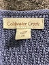 Coldwater Creek 100% Cotton Blue Pullover Sweater Size 2X - photo 7