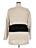 Avenue 100% Acrylic Color Block Tan Cardigan Size 2X Plus - photo 2