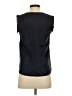 J.Crew 100% Silk Black Sleeveless Silk Top Size 00 - photo 2