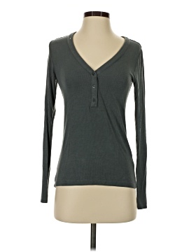 Magaschoni Long Sleeve Henley