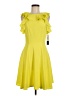 Nicole Miller Yellow Cocktail Dress Size 6 - photo 1