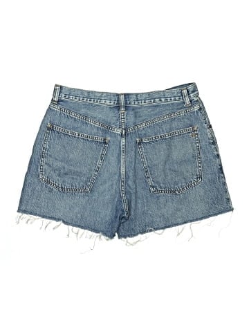 Madewell Pleated Low-Slung Denim Shorts in Billings Wash: Airy Denim Edition (view 2)
