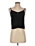 Madewell 100% Silk Black Silk Button-Down Cami Size 00 - photo 1