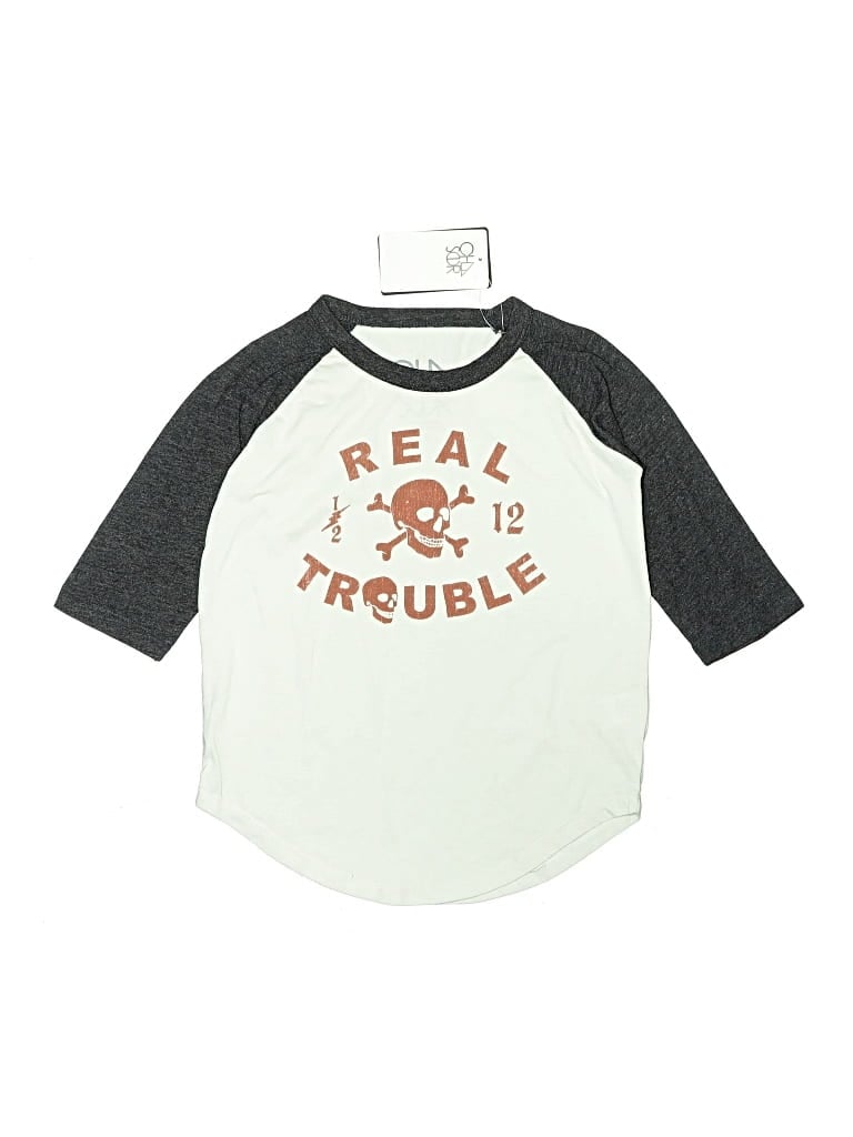 Chaser 3/4 Sleeve T-shirt In White
