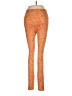 Lou & Grey Print Orange Leggings Size M - photo 2