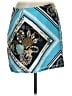 Boston Proper 100% Polyester Graphic Blue Casual Skirt Size 12 - photo 2