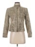 Alfani 100% Leather Paisley Gold Leather Jacket Size P (petite) - photo 1