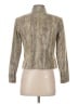 Alfani 100% Leather Paisley Gold Leather Jacket Size P (petite) - photo 2