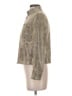 Alfani 100% Leather Paisley Gold Leather Jacket Size P (petite) - photo 5
