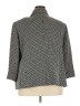 Tahari by ASL 100% Polyester Houndstooth Gray Coat Size 24W - photo 2