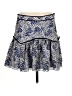 Jill Jill Stuart 100% Silk Paisley Blue Silk Skirt Size 8 - photo 1