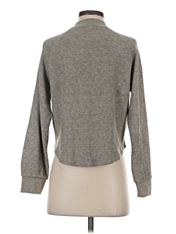 Madewell Waffle-Knit Long-Sleeve Crewneck Tee (view 2)