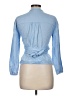 J.Crew Blue Long Sleeve Polo Size M - photo 2