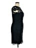 Patra 100% Polyester Black Cocktail Dress Size 14 - photo 4