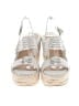 Veronica Beard Silver Wedges Size 9 - photo 2