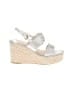 Veronica Beard Silver Wedges Size 9 - photo 1